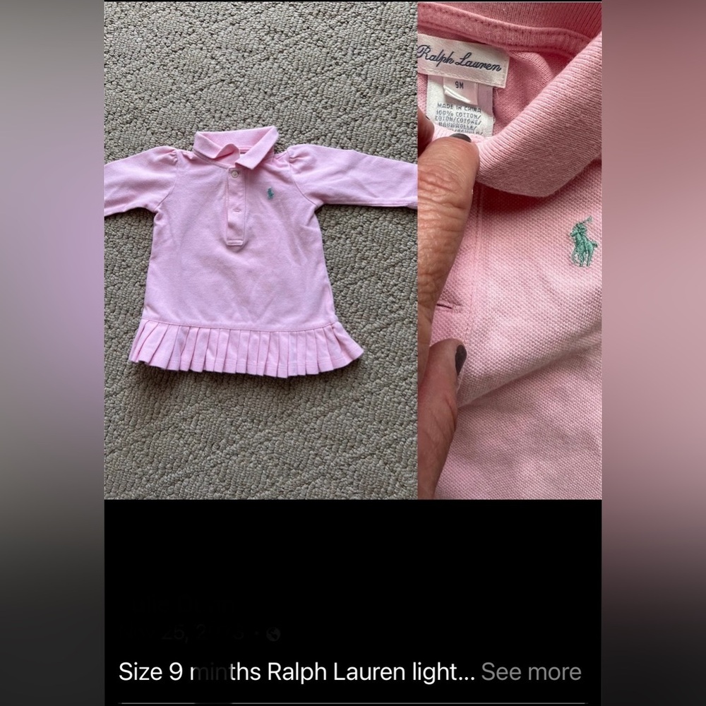 NEWBORN DRESS! All items purchased new;only worn by my daughters.S/F & P/F home.